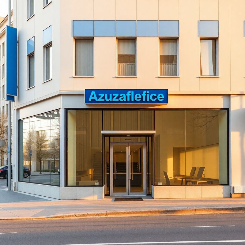 Fațada biroului AdvisoryVertex pe Strada Republicii, Oradea